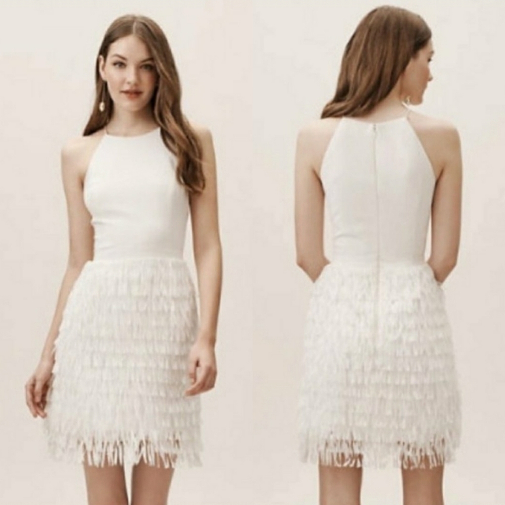 Last one 🌹Anthropologie/Bhldn Promenade Fringe Halte… - Picture 4 of 10